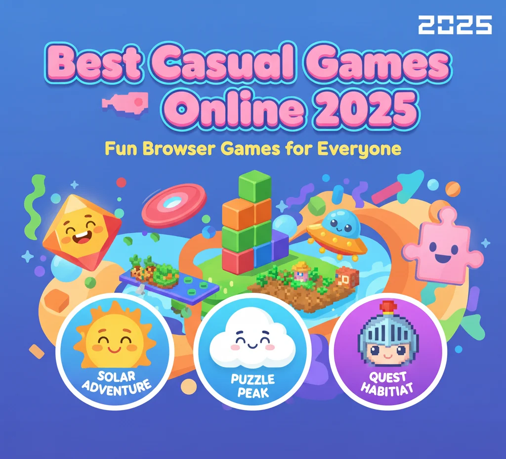 Best Casual Games Online 2025: Fun Browser Games for Everyone