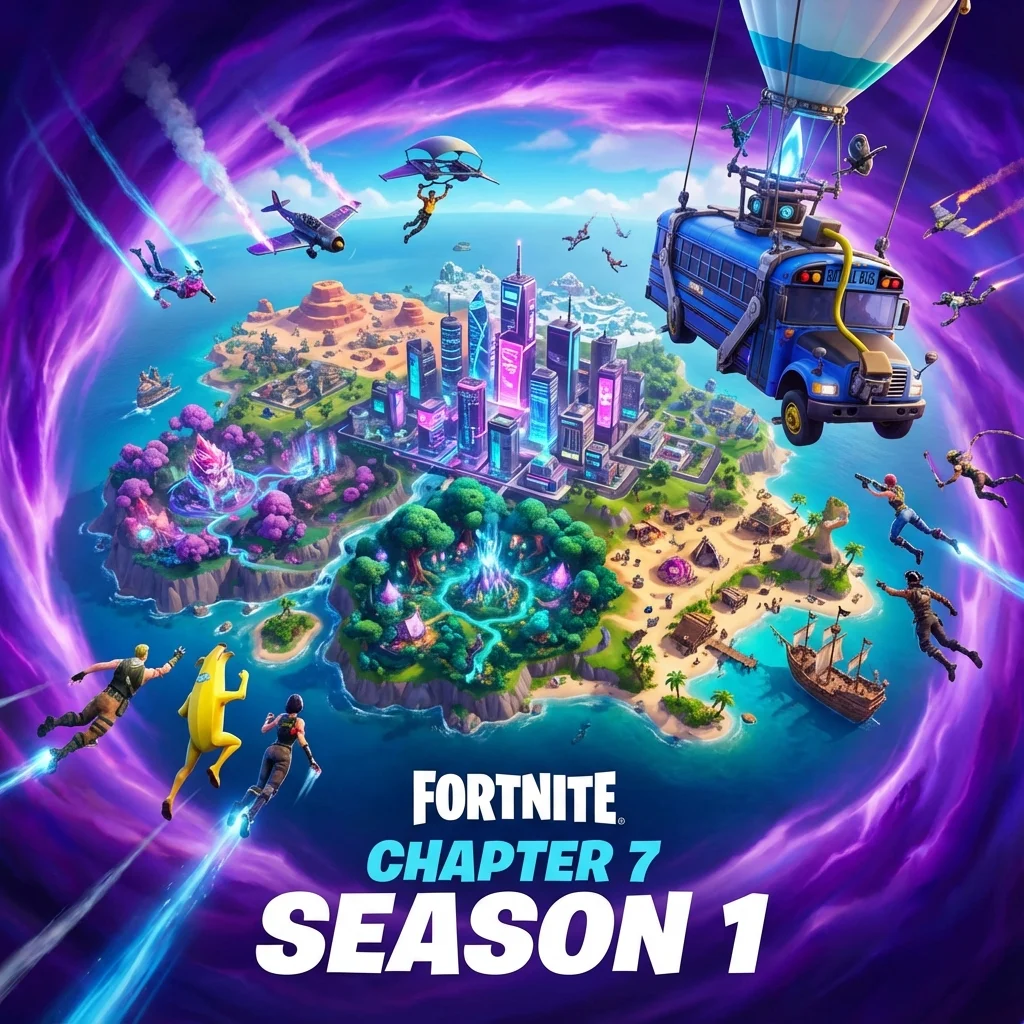 Fortnite Chapter 7 Season 1 Complete Guide - New Map, Weapons & Battle Pass