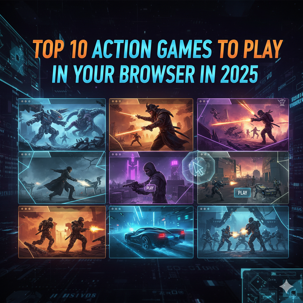 Top 10 Action Games to Play in Your Browser in 2025